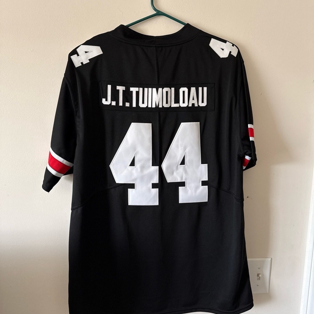 Men’s Nike JT Tuimoloau #44 Ohio State Buckeyes Blackout Jersey Sz 2XL - RARE - Picture 6 of 6